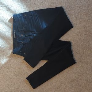 Express Supersoft mid rise dark skinny jeans 4R